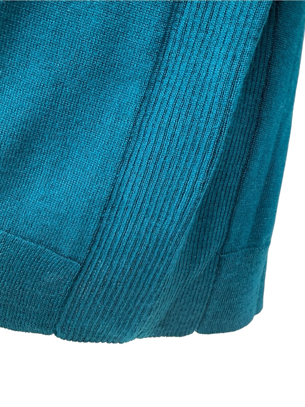 J Crew Peacock Blue Crewneck Lightweight Merino Wool Blend Sweater XS - Picture 4 of 13